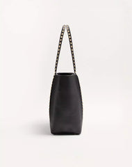 Valentino Garavani Rockstud Shopping Bag In Grainy Calfskin