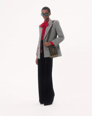 Valentino Garavani Nellcôte Small Embroidered Shoulder Bag With Fringes
