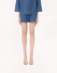 Denim Chambray Shorts