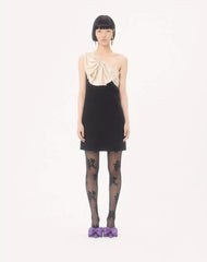 Crepe Couture Short Dress