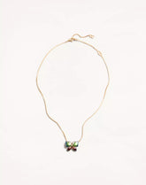 Flutterby Necklace In Metal And Enamel