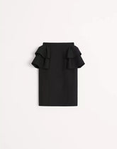 Crepe Couture Midi Skirt