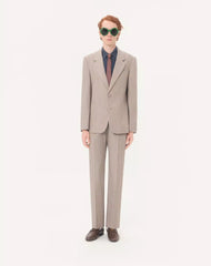 Valentino Single-Breasted Jacket In Boutonné Wool