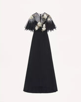 Embroidered Cady Couture Gown