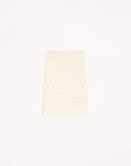 Cotton Skirt With Fleurs à Jour