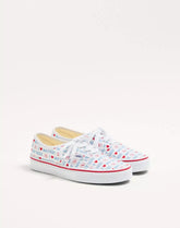 Valentino Garavani And Vans Low-Top Trainer In Valentino Vans Love Print Fabric