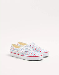 Valentino Garavani And Vans Low-Top Trainer In Valentino Vans Love Print Fabric