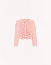 Cropped Jacket In Crispy Light Wool