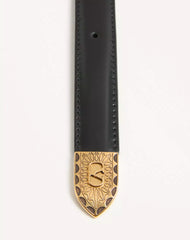 VLogo Signature Brushed Calfskin Belt 20 Mm