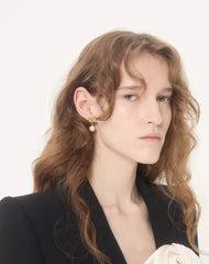 Vlogo Signature Earrings With Swarovski® Pearls