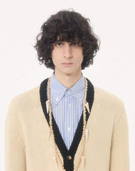 Valentino Wool Cardigan With Embroidered Vg