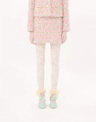 Candy Tweed Short Skirt