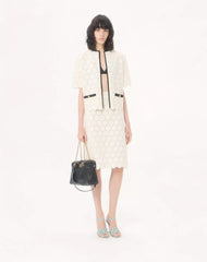 Jacket In Fleurs A Jour Cotton