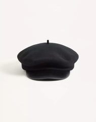 Valentino Garavani VLogo Signature Wool Beanie With Leather Visor