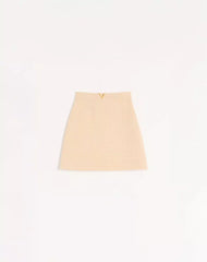 Curly Wool Short Skirt