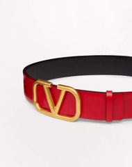 Reversible VLogo Signature Belt In Glossy Calfskin 40 Mm