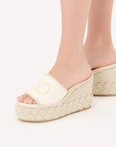 VLogo Torchon Wedge Slide In Nappa 100Mm