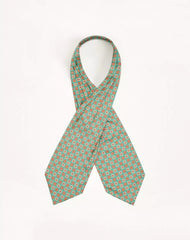 Silk Ascot with Pointy Motif
