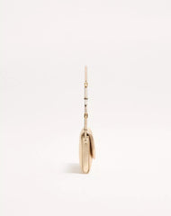 Valentino Garavani Devain Small Shoulder Bag In Laminated Nappa Leather