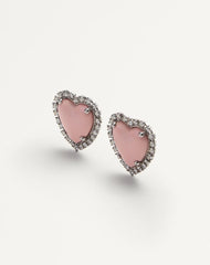 Coeur Hyperbole Earrings In Metal, Resin And Swarovski® Crystals