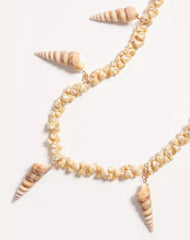 Jardin Aquatique Necklace In Metal And Shells