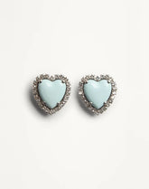 Coeur Hyperbole Earrings In Metal, Resin And Swarovski® Crystals