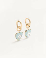 Coeur Hyperbole Earrings In Metal, Resin And Swarovski® Crystals