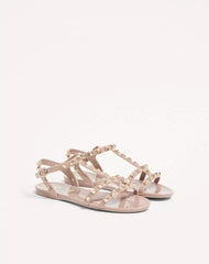 Rockstud Flat Rubber Sandals