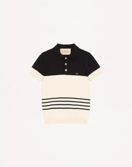 Valentino Wool Polo Shirt With VLogo