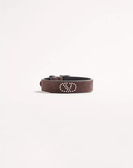 Vlogo Signature Suede And Metal Bracelet