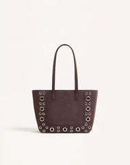 Valentino Garavani Nellcôte Mini Suede Shopping Bag