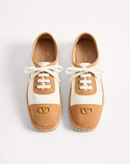 Palm Avenue Espadrilles In Canvas And Buffalo