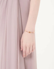 Ovalette Bracelet In Metal, Pearls And Swarovski® Crystals