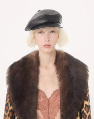 Fauve Eclat Spotted Wool Cloth Coat