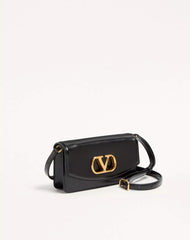 Valentino Garavani Vain Clutch Bag In Shiny Calfskin