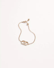Vlogo Signature Bracelet In Metal And Swarovski® Crystals