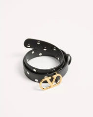 VLogo Signature Belt In Shiny Calfskin 30 Mm