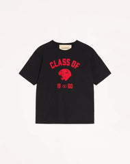 Valentino Cotton T-Shirt With Panther Print