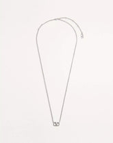 Vlogo Signature Metal Necklace