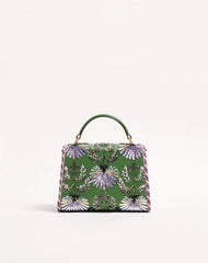 Valentino Garavani Mini Vsling Embroidered Handbag With Jewel Logo