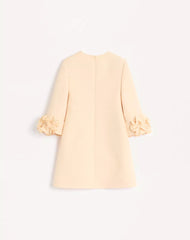 Crepe Couture Short Dress