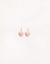 Coeur Royal Metal And Enamel Earrings