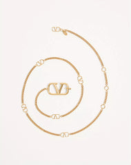 VLogo Signature Chain Belt
