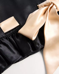 Double Satin Midi Skirt