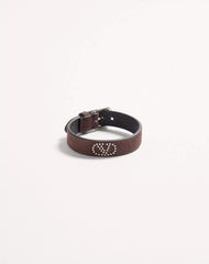 Vlogo Signature Suede And Metal Bracelet