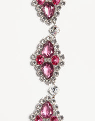 Pas Plus Necklace In Metal, Resin, Enamel And Crystals