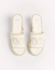 VLogo Torchon Wedge Slide In Nappa 100Mm