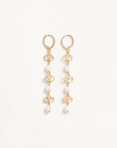 Vlogo Signature Earrings In Metal, Glass Beads And Swarovski® Crystals