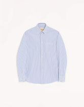 Valentino Cotton Poplin Shirt With Vgold Stripes