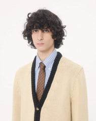 Valentie Micro-Check Silk Tie